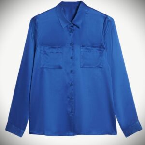 Chemise en soie Caroll T42