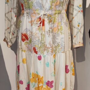 Robe longue Fleurie Gerard Darel T2